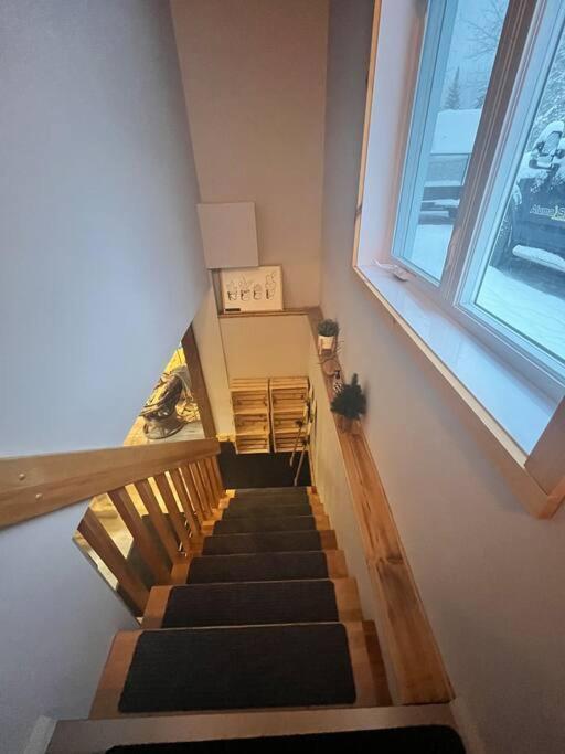 Appartement Mont Edouard, Hebergement Paisible A La Montagne L'Anse-Saint-Jean Bagian luar foto