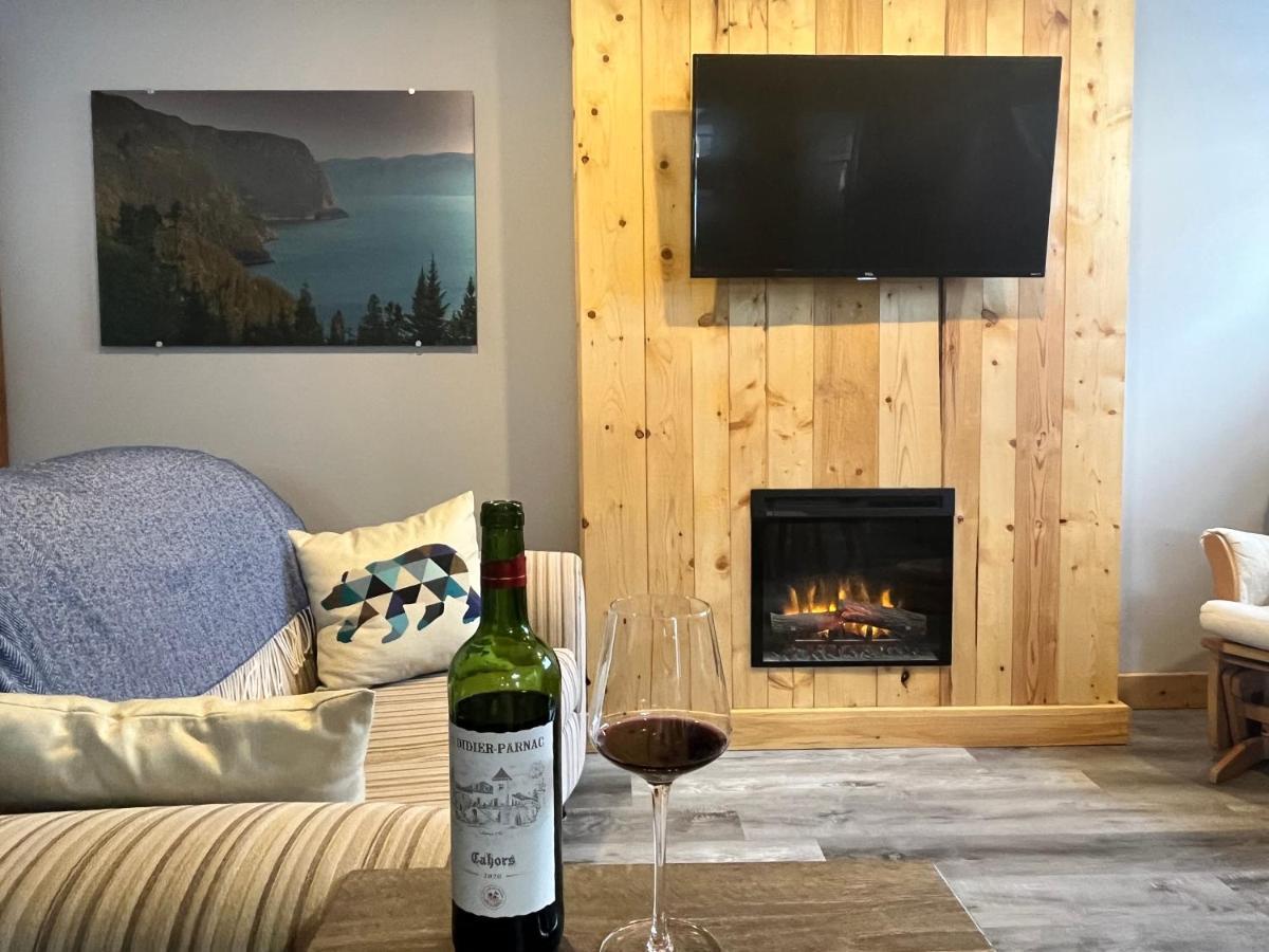 Appartement Mont Edouard, Hebergement Paisible A La Montagne L'Anse-Saint-Jean Bagian luar foto